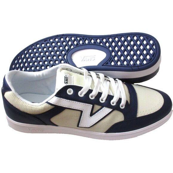 Vans Men's Lowland Cc New Varsity 2 Tone Blue White Skate Shoes All Sizes NIB - Picture 2 of 5